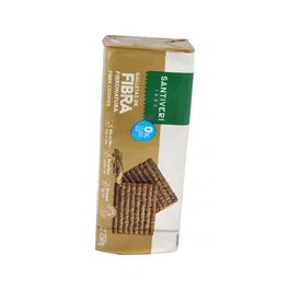 SANTIVERI Galletas Fibronatura 250Gr. Galletas con fibra. 0% azúcares.