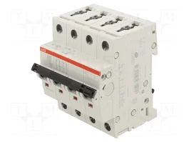 ABB S200 Interruptor magnetotérmico 4 polos 25A 6kA