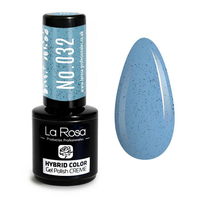 La Rosa Esmalte Semipermanente UV/LED Creme Nº 032 Azul Bebé Arena La Rosa Esmalte Semipermanente UV/LED Creme Nº 032 Azul Bebé Arena