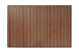 DKD Home Decor Alfombra de Bambú Rayas Marrón 160x230 cm