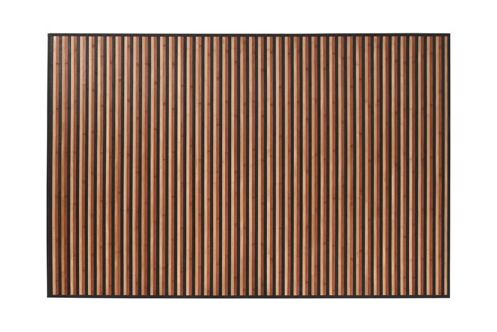 DKD Home Decor Alfombra de Bambú Rayas Marrón 160x230 cm DKD Home Decor Alfombra de Bambú Rayas Marrón 160x230 cm