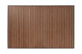 DKD Home Decor Alfombra de Bambú Rayas Marrón 160x230 cm