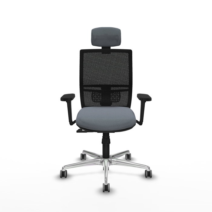 PIQUERAS Y CRESPO Silla de oficina Yunquera Gris y Negro PIQUERAS Y CRESPO Silla de oficina Yunquera Gris y Negro