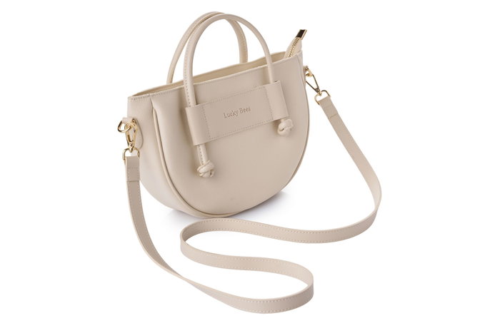 Lucky Bees Elin v2 Bolsa de Hombro Crema