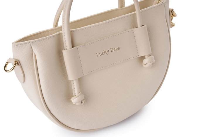 Lucky Bees Elin v2 Bolsa de Hombro Crema