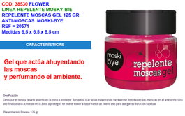 Flower Gel repelente de moscas 125 g