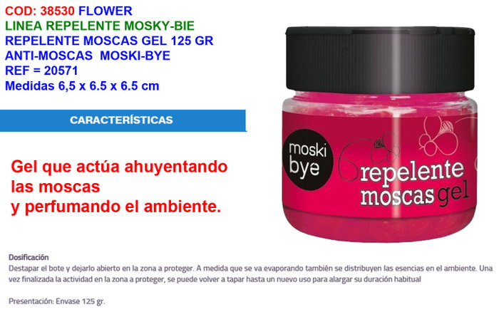 Flower Gel repelente de moscas 125 g Flower Gel repelente de moscas 125 g
