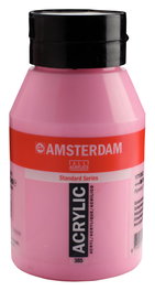 Amsterdam Rosa Quinacridona Claro 385 Acrílico Standard Series 1000 ml