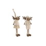 DKD Home Decor Figura Reno Extensible de Poliéster, Set de 2 unidades