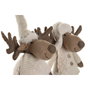 DKD Home Decor Figura Reno Extensible de Poliéster, Set de 2 unidades