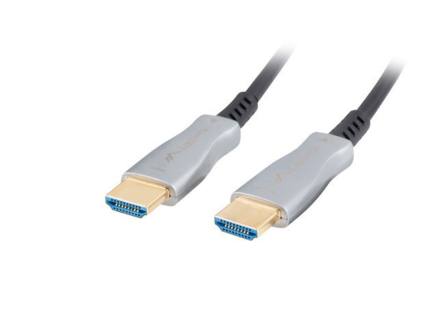 Lanberg Cable HDMI v2.0 Óptico AOC 100m Negro Lanberg Cable HDMI v2.0 Óptico AOC 100m Negro