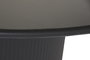DKD Home Decor Mesa Redonda Comedor Negro 130 x 75 x 130 cm Metal