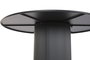 DKD Home Decor Mesa Redonda Comedor Negro 130 x 75 x 130 cm Metal