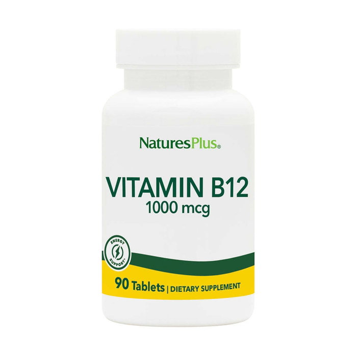 Natures Plus Vitamina B12 1000 mcg, 90 comprimidos