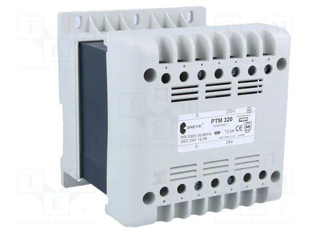 BREVE TUFVASSONS Transformador de red 320VA 230VAC/24V