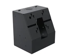 Ergonomic Solutions SpacePole Kiosk SPK110-02 - Módulo Central para Terminal Punto de Venta, Negro, Metal, Compatible 75x75mm a 100x100mm