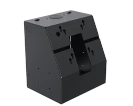 Ergonomic solutions SpacePole Kiosk SPK110-02 Módulo central Negro Metal