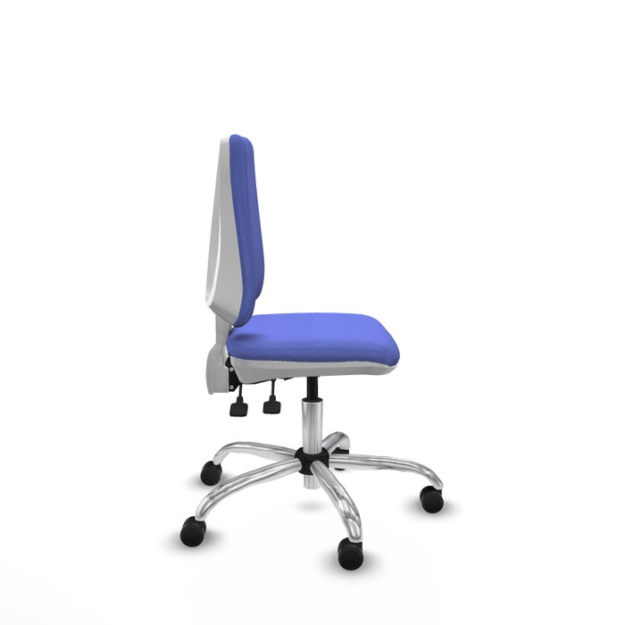 PIQUERAS Y CRESPO Silla de oficina Elche con mecanismo Asincro, Azul claro