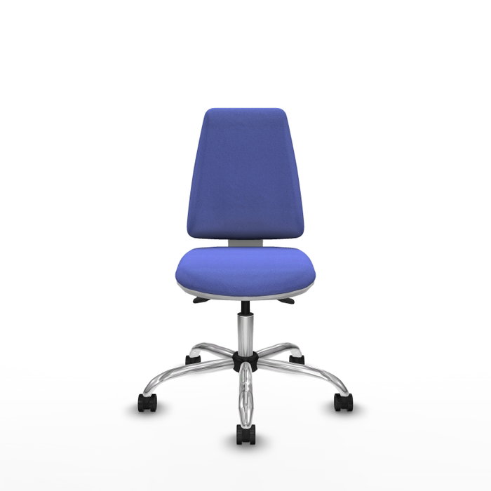 PIQUERAS Y CRESPO Silla de oficina Elche con mecanismo Asincro, Azul claro