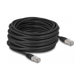 DeLOCK Cable de red RJ45 Cat.6A S/FTP PE de 15 m negro