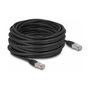 DeLOCK Cable de red RJ45 Cat.6A S/FTP PE Outdoor 15 m negro