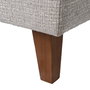 Sofá Chaise Longue Gris Tejido-Madera 240 X 155 X 86 cm