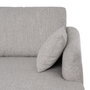 Sofá Chaise Longue Gris Tejido-Madera 240 X 155 X 86 cm