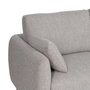 Sofá Chaise Longue Gris Tejido-Madera 240 X 155 X 86 cm
