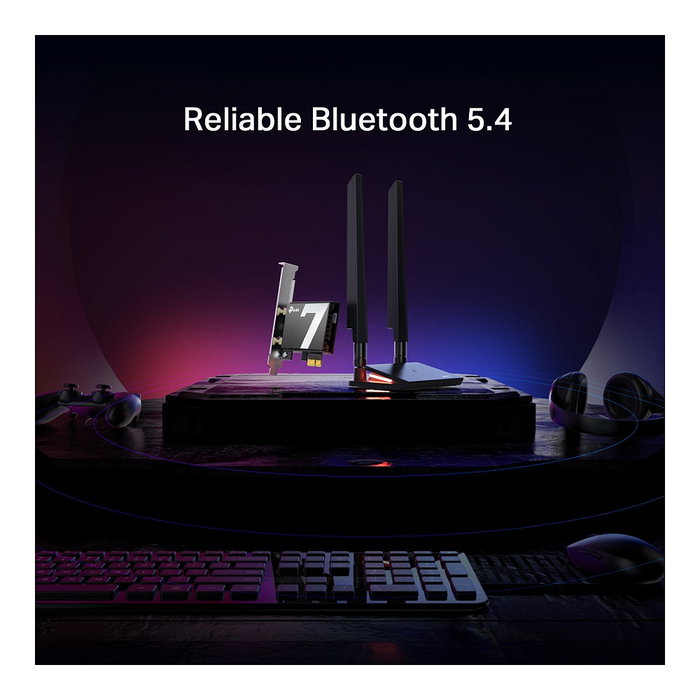 TP-Link Archer TBE550E Adaptador de Red Wi-Fi 7 y Bluetooth Tribanda