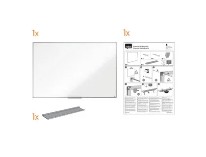 Nobo Pizarra Blanca Essence Melamina 240x120 cm No Magnética Marco Aluminio Nobo Pizarra Blanca Essence Melamina 240x120 cm No Magnética Marco Aluminio