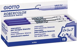 GIOTTO Robercolor Rotulador para Pizarra Azul, Pack de 12 unidades