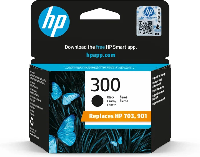 HP Cartucho de tinta original 300 negro - Rendimiento estándar 200 páginas HP Cartucho de tinta original 300 negro - Rendimiento estándar 200 páginas