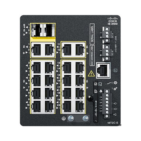 Cisco Catalyst IE3100 Gestionado L2/L3 Gigabit Ethernet 10/100/1000 Negro Cisco Catalyst IE3100 Gestionado L2/L3 Gigabit Ethernet 10/100/1000 Negro