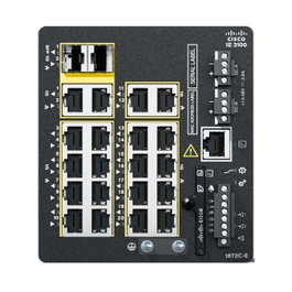 Cisco Catalyst IE3100 Gestionado L2/L3 con 18 Puertos Gigabit Ethernet y 2 SFP Negro