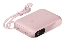Belkin Powerbank Boost Charge Display 20W 10.000mAh USB-C Rosa claro