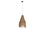 DKD Home Decor Lámpara de Techo Yute y Hierro Natural 44x44x67 cm