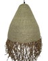 DKD Home Decor Lámpara de Techo Yute y Hierro Natural 44x44x67 cm