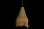 DKD Home Decor Lámpara de Techo Yute y Hierro Natural 44x44x67 cm