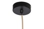 DKD Home Decor Lámpara de Techo Yute y Hierro Natural 44x44x67 cm