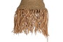 DKD Home Decor Lámpara de Techo Yute y Hierro Natural 44x44x67 cm