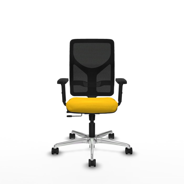 PIQUERAS Y CRESPO Silla de oficina Motilla con mecanismo Sincro/Traslack, Amarillo y Negro PIQUERAS Y CRESPO Silla de oficina Motilla con mecanismo Sincro/Traslack, Amarillo y Negro