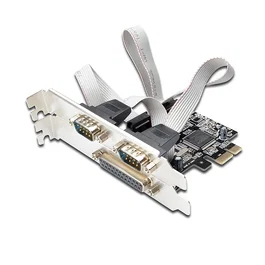 Ewent EW1158 Tarjeta de Interfaz PCIe con 2 Puertos Serie y 1 Puerto Paralelo