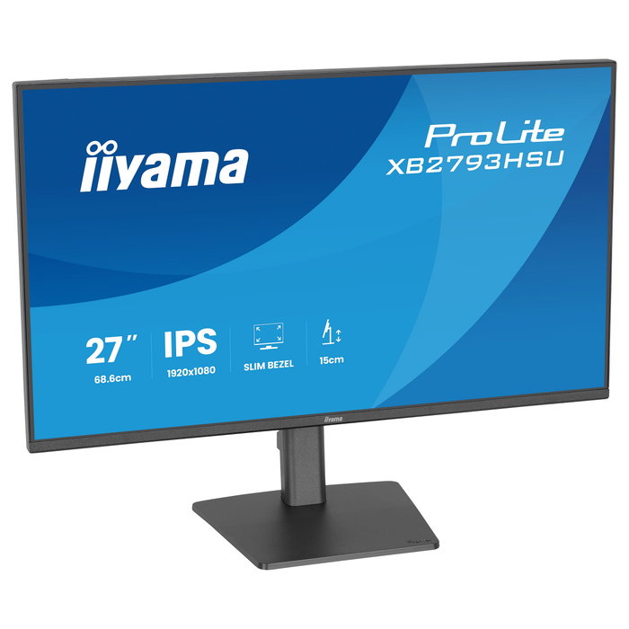 iiyama ProLite XB2793HSU-B1 Monitor Full HD 27 IPS 120Hz 1ms Black