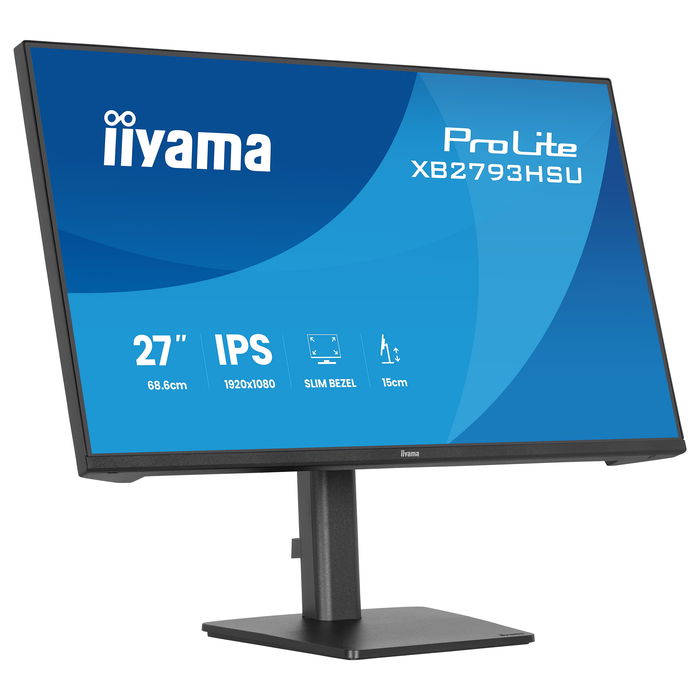 iiyama ProLite XB2793HSU-B1 Monitor 27" Full HD (1920x1080) IPS 120Hz 1ms AMD FreeSync Altavoces HDMI DisplayPort USB Negro
