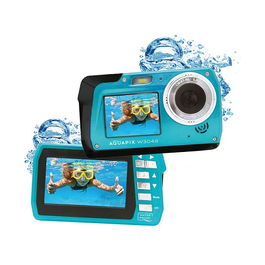 EASYPIX Aquapix W3048 Edge Cámara Compacta 13 MP 4K Ultra HD Sumergible 3 m Color Azul Hielo