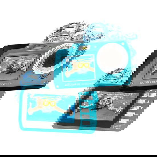 EASYPIX Aquapix W3048 Edge Cámara Compacta 13 MP 4K Ultra HD Sumergible 3 m Color Azul Hielo EASYPIX Aquapix W3048 Edge Cámara Compacta 13 MP 4K Ultra HD Sumergible 3 m Color Azul Hielo