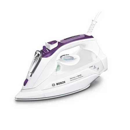 PLANCHA DE VAPOR BOSCH DA70 SENSOR SECURE - 3100W - SUPERVAPOR 200G/MIN - SUELA CERAMIUM GLISSEE - SISTEMA ANTICAL - DEPOSITO 380ML