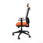 PIQUERAS Y CRESPO Silla de oficina Horna Naranja y Blanco