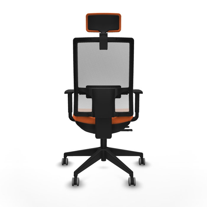 PIQUERAS Y CRESPO Silla de oficina Horna Naranja y Blanco PIQUERAS Y CRESPO Silla de oficina Horna Naranja y Blanco