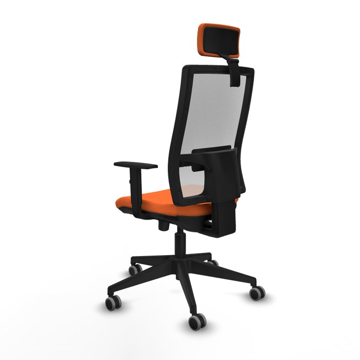 PIQUERAS Y CRESPO Silla de oficina Horna Naranja y Blanco PIQUERAS Y CRESPO Silla de oficina Horna Naranja y Blanco